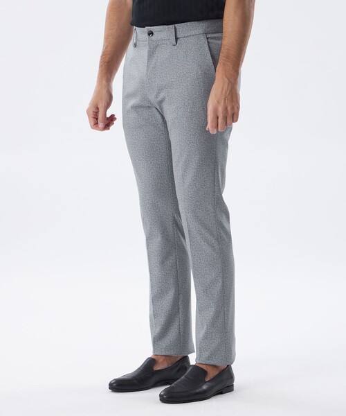 EPOCA UOMO(エポカウォモ)の「【セットアップ対応】ハケメプリントパンツ(スラックス・メンズ・ライトグレー/ブラック・48/46)」の6枚目の写真