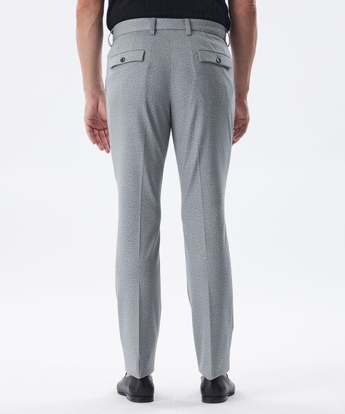 EPOCA UOMO(エポカウォモ)の「【セットアップ対応】ハケメプリントパンツ(スラックス・メンズ・ライトグレー/ブラック・48/46)」の7枚目の写真