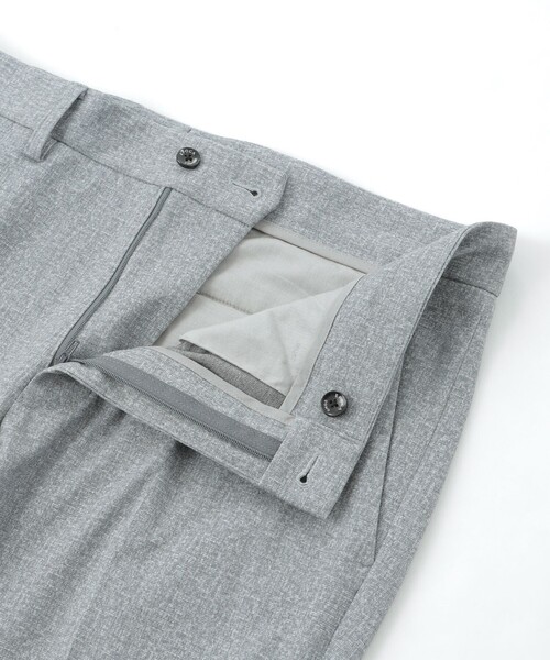 EPOCA UOMO(エポカウォモ)の「【セットアップ対応】ハケメプリントパンツ(スラックス・メンズ・ライトグレー/ブラック・48/46)」の9枚目の写真