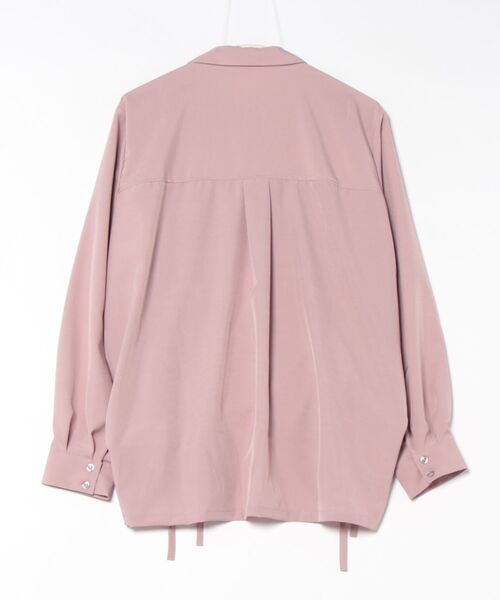 and it_（アンドイット）の「スパンブロードフロントドロストシャーリングシャツ（シャツ/ブラウス・レディース・アイボリー/ブルーグレー/スモークピンク/チャコール・M）」の5枚目の写真