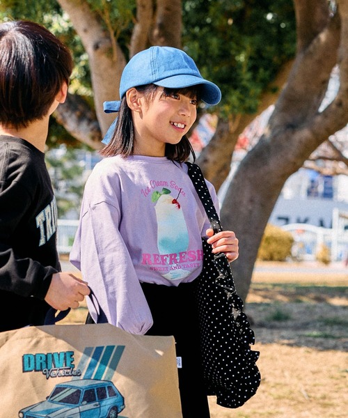 FOUND GOOD(ファウンドグッド)の「G/FOODプリントロンTEE(Tシャツ/カットソー・キッズ・ホワイト系5/グレー系8/パープル系2・120cm/130cm/140cm/150cm)」の13枚目の写真
