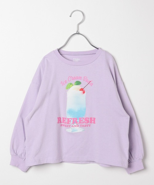 FOUND GOOD(ファウンドグッド)の「G/FOODプリントロンTEE(Tシャツ/カットソー・キッズ・ホワイト系5/グレー系8/パープル系2・120cm/130cm/140cm/150cm)」の16枚目の写真