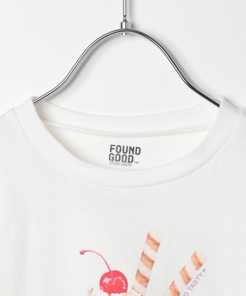 FOUND GOOD(ファウンドグッド)の「G/FOODプリントロンTEE(Tシャツ/カットソー・キッズ・ホワイト系5/グレー系8/パープル系2・120cm/130cm/140cm/150cm)」の18枚目の写真