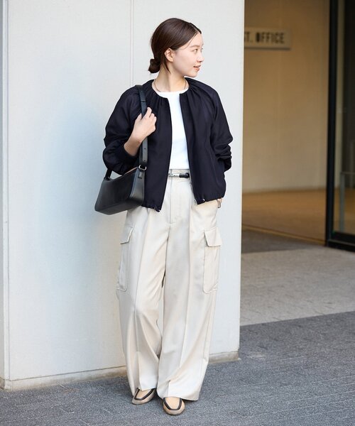 IENA シアーノーカラーブルゾン シアーノーカラーブルゾン（その他アウター）｜IENA（イエナ）の