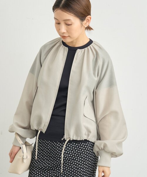 美品✨イエナ シアーノーカラーブルゾン シアーノーカラーブルゾン（その他ブルゾン／アウター）｜IENA