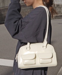 minia | ロングハンドルボストンバッグ(ハンドバッグ)