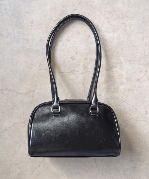 minia（ミニア）の「ロングハンドルボストンバッグ（ハンドバッグ・レディース・シルバー/ブラック/ホワイト・FREE）」の8枚目の写真