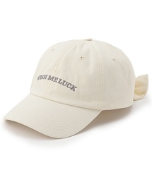 【綿100％】バックリボンキャップ