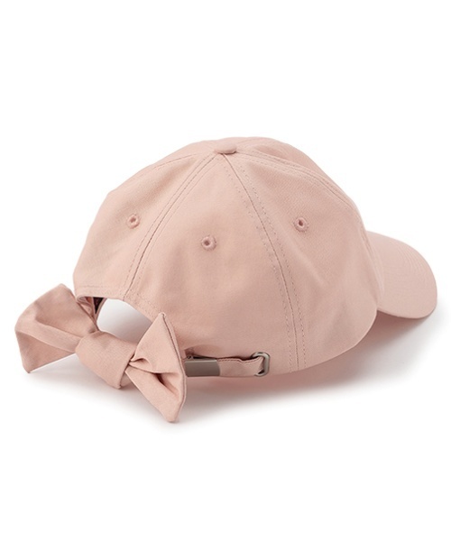 LOVETOXIC（ラブトキシック）の「【綿100％】バックリボンキャップ（キャップ・キッズ・アイボリー/ブラック/サックスブルー/ベージュ/ピンク・F）」の9枚目の写真