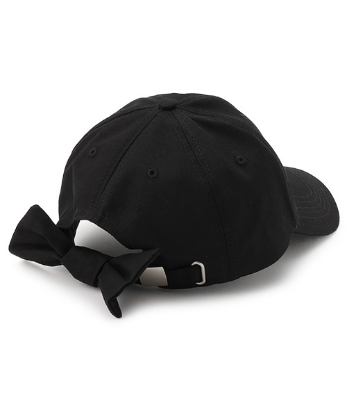 LOVETOXIC（ラブトキシック）の「【綿100％】バックリボンキャップ（キャップ・キッズ・アイボリー/ブラック/サックスブルー/ベージュ/ピンク・F）」の11枚目の写真