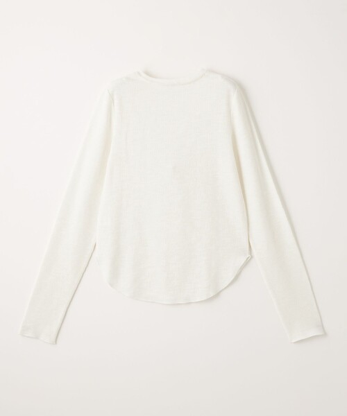 CITEN（シテン）の「＜CITEN＞エッセンシャルスラブリブロンT（Tシャツ/カットソー・レディース・ホワイト/ライトブルー/ダークグレー・FREE）」の12枚目の写真