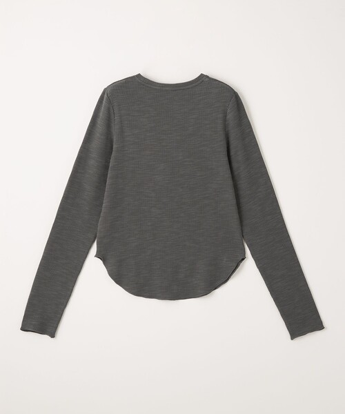 CITEN（シテン）の「＜CITEN＞エッセンシャルスラブリブロンT（Tシャツ/カットソー・レディース・ホワイト/ライトブルー/ダークグレー・FREE）」の19枚目の写真