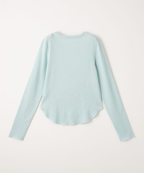 CITEN（シテン）の「＜CITEN＞エッセンシャルスラブリブロンT（Tシャツ/カットソー・レディース・ホワイト/ライトブルー/ダークグレー・FREE）」の22枚目の写真