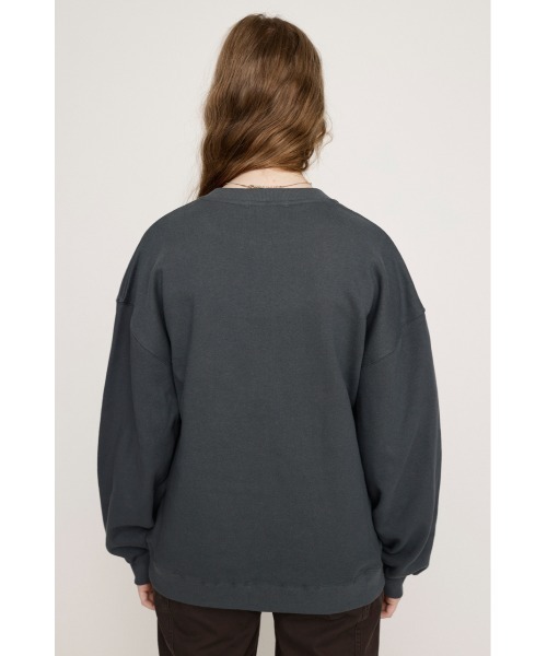 SLY（スライ）の「PUFFER LOGO PHOTO SW TOPS パッファー ロゴ フォト スウェット トップス トレーナー（スウェット・レディース・ホワイト/杢グレー/ライトブラック・FREE）」の20枚目の写真