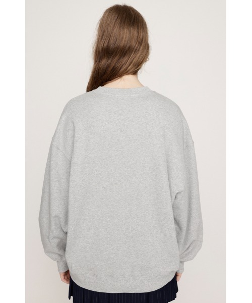 SLY（スライ）の「PUFFER LOGO PHOTO SW TOPS パッファー ロゴ フォト スウェット トップス トレーナー（スウェット・レディース・ホワイト/杢グレー/ライトブラック・FREE）」の13枚目の写真