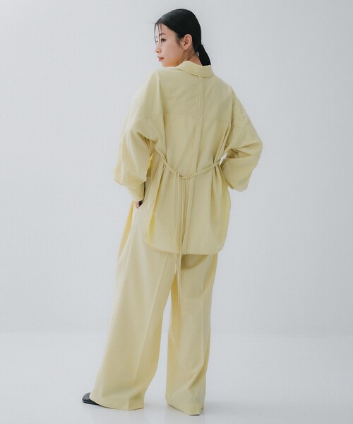 ワイドパンツ STUDIOUS セール】【STUDIOUS/ステュディオス】Double Waist Trousers