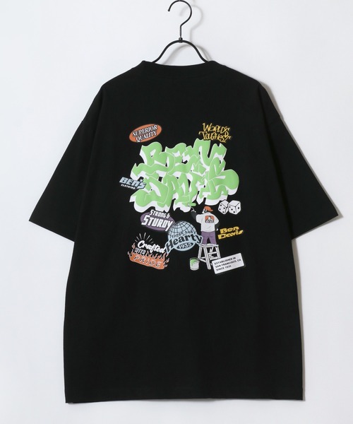 tシャツ 「PAY DAY/ペイデイ」 別注 ミックスロゴデザインTシャツ レディース セール】[PAY DAY/ペイデイ] 別注 ミックスロゴデザインTシャツ