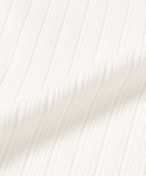 BEAMS BOY（ビームスボーイ）の「ジャガード リブ セーラー Tシャツ（Tシャツ/カットソー・レディース・オフホワイト/グレー/クリーム・ONE SIZE）」の6枚目の写真