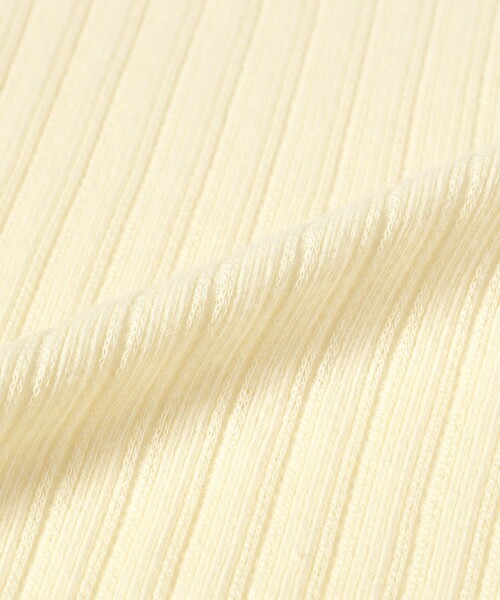 BEAMS BOY（ビームスボーイ）の「ジャガード リブ セーラー Tシャツ（Tシャツ/カットソー・レディース・オフホワイト/グレー/クリーム・ONE SIZE）」の14枚目の写真