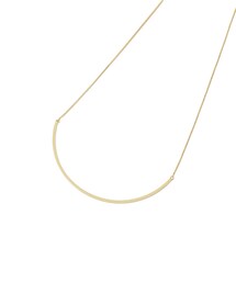 【夏SALE/チェーン長さ調節可】カーブラインネックレス
