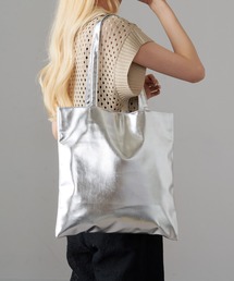【MAGASIN DE MODE Onjna】メタリックA4フラットトート SNBD ※
