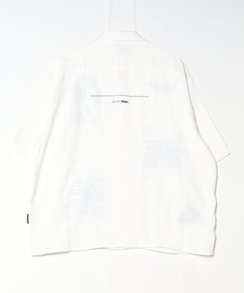 ADAM PATEK(アダムパテック)の「【ADAMPATEK/アダムパテック】ovmad embroidery short sleeve shirt/刺繍入りドレープ半袖シャツ(シャツ/ブラウス・レディース・ブラック/ホワイト・2/1)」の21枚目の写真