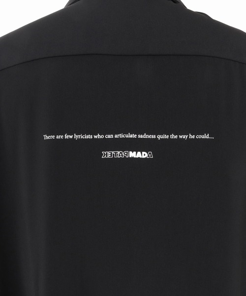 ADAM PATEK(アダムパテック)の「【ADAMPATEK/アダムパテック】ovmad embroidery short sleeve shirt/刺繍入りドレープ半袖シャツ(シャツ/ブラウス・レディース・ブラック/ホワイト・2/1)」の20枚目の写真