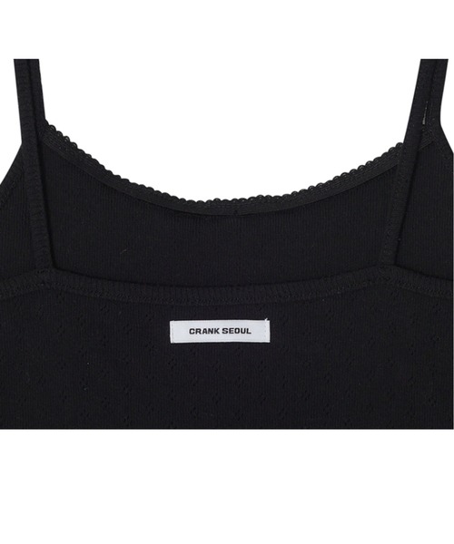 CRANK(クランク)の「【CRANK】LACE EYELET SLEEVELESS / 【クランク】レースアイレットキャミソール(キャミソール・レディース・ホワイト/レッド/ブラック・ONE SIZE)」の22枚目の写真