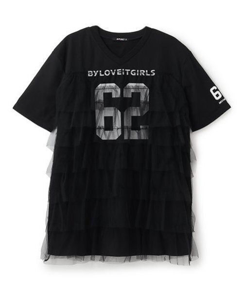 by LOVEiT(バイラビット)の「リメイク風ナンバーワンピース(ワンピース・キッズ・ブラック/オフホワイト/グリーン・120cm/130cm/140cm/150cm/160cm)」の7枚目の写真