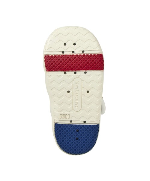 HOT BISCUITS（ホットビスケッツ）の「ダブルラッセル 水抜けサンダル（スニーカー・キッズ・ホワイト/ピンク/マルチ・14.5cm/16cm/15.5cm/15cm/13cm/14cm/13.5cm）」の8枚目の写真