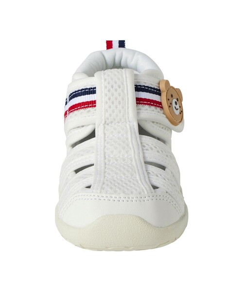 HOT BISCUITS（ホットビスケッツ）の「ダブルラッセル 水抜けサンダル（スニーカー・キッズ・ホワイト/ピンク/マルチ・14.5cm/16cm/15.5cm/15cm/13cm/14cm/13.5cm）」の7枚目の写真