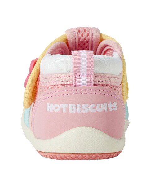 HOT BISCUITS（ホットビスケッツ）の「ダブルラッセル 水抜けサンダル（スニーカー・キッズ・ホワイト/ピンク/マルチ・14.5cm/16cm/15.5cm/15cm/13cm/14cm/13.5cm）」の4枚目の写真