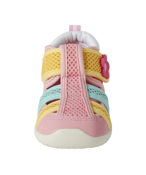 HOT BISCUITS（ホットビスケッツ）の「ダブルラッセル 水抜けサンダル（スニーカー・キッズ・ホワイト/ピンク/マルチ・14.5cm/16cm/15.5cm/15cm/13cm/14cm/13.5cm）」の21枚目の写真