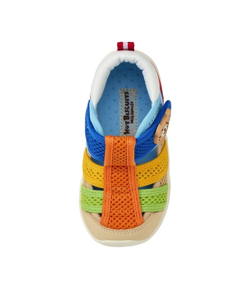 HOT BISCUITS（ホットビスケッツ）の「ダブルラッセル 水抜けサンダル（スニーカー・キッズ・ホワイト/ピンク/マルチ・14.5cm/16cm/15.5cm/15cm/13cm/14cm/13.5cm）」の17枚目の写真