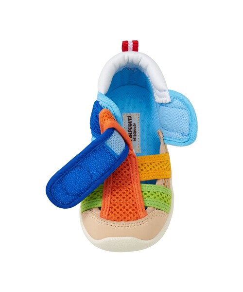 HOT BISCUITS（ホットビスケッツ）の「ダブルラッセル 水抜けサンダル（スニーカー・キッズ・ホワイト/ピンク/マルチ・14.5cm/16cm/15.5cm/15cm/13cm/14cm/13.5cm）」の13枚目の写真