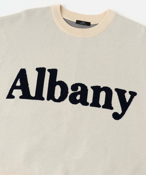 ITEMS URBANRESEARCH（アイテムズ アーバンリサーチ）の「ソウバリロゴニット（ニット/セーター・レディース・ネイビー/オレンジ/オフホワイト・FREE）」の21枚目の写真