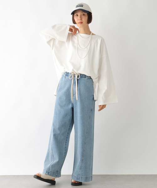 LEPSIM(レプシィム)の「ツートンロゴキャップ 326348(キャップ・レディース・ホワイト×レッド/ホワイト×ネイビー/グリーン系その他・ONE SIZE)」の8枚目の写真