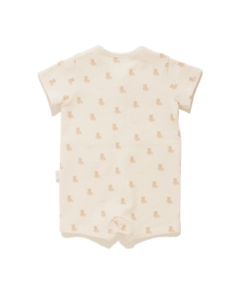 gelato pique(ジェラートピケ)の「【BABY】ぬいぐるみ柄ロンパース(ロンパース・キッズ・ベージュ/オフホワイト/ピンク/ラベンダー/ミント/ブルー/ライトピンク・80/70)」の8枚目の写真