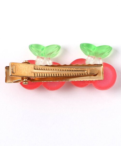 apres les cours（アプレレクール）の「さくらんぼヘアクリップ（バレッタ/ヘアクリップ・キッズ・レッド・FREE）」の5枚目の写真