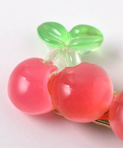 \新色登場/【オーダー♡ さくらんぼ大好きベア】ヘアクリップ　ヘアゴム f4751e1cb6caa100f26bb3a009b05f
