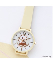 カカオフレンズ シリコンベルトウォッチ YE FW
