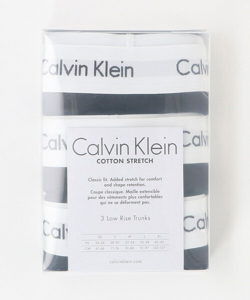 シュリンク付き　新品　3BOX Calvin Klein Underwear ボクサーパンツ コットン ストレッチ