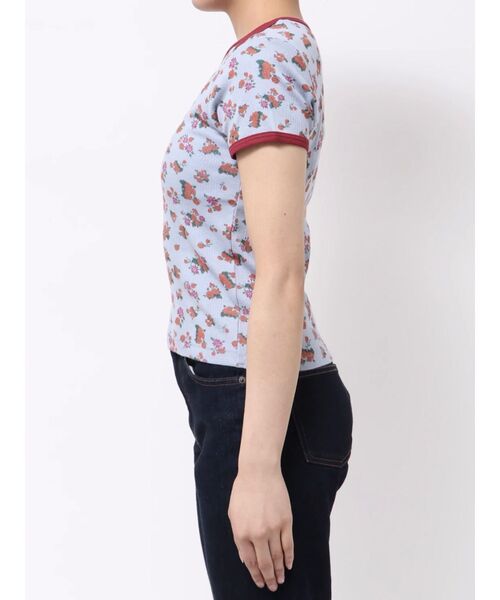 jouetie（ジュエティ）の「【Miller×jouetie】クルーネックTシャツ（Tシャツ/カットソー・レディース・ブルー/アイボリー/ブラック・MEDIUM）」の19枚目の写真