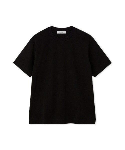 AOURE（アウール）の「ウォータースェード　ティーシャツ（Tシャツ/カットソー・メンズ・ブラック/オフホワイト・LARGE/X-LARGE/SMALL/MEDIUM）」の2枚目の写真