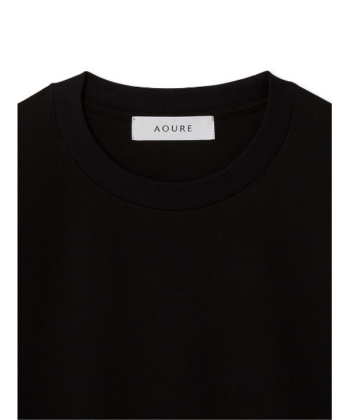 AOURE（アウール）の「ウォータースェード　ティーシャツ（Tシャツ/カットソー・メンズ・ブラック/オフホワイト・LARGE/X-LARGE/SMALL/MEDIUM）」の4枚目の写真