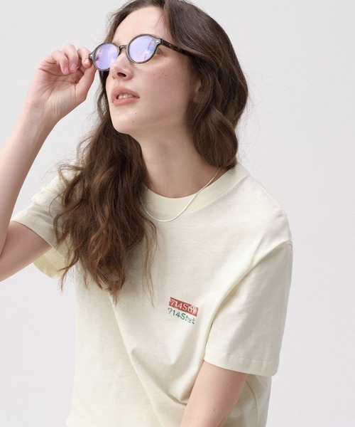 セール】ロゴマルチプリントTシャツ ユニセックス ストリート