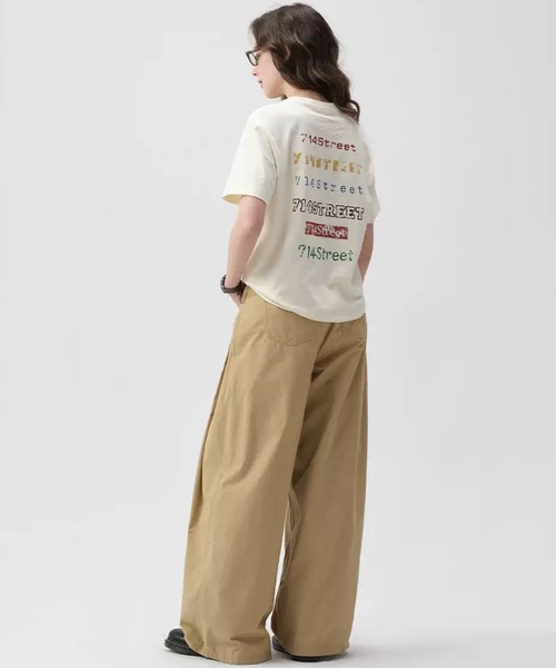 【ワイズ】ロゴTシャツ、ポーチ2点セット NECK JACQUARD LOGO TEE/ネックジャガードロゴTシャツ｜MEN