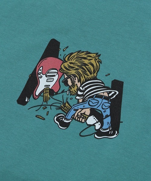 MELLOW（メロー）の「L.A MARVIE3 SS TEE（Tシャツ/カットソー・メンズ・グリーン/ホワイト/ピンク・M/L/XL）」の17枚目の写真