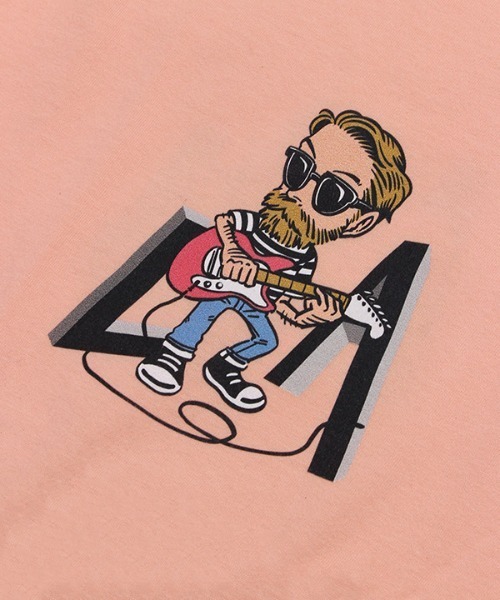 MELLOW（メロー）の「L.A MARVIE3 SS TEE（Tシャツ/カットソー・メンズ・グリーン/ホワイト/ピンク・M/L/XL）」の14枚目の写真