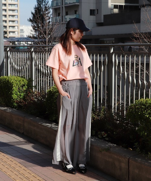MELLOW（メロー）の「L.A MARVIE3 SS TEE（Tシャツ/カットソー・メンズ・グリーン/ホワイト/ピンク・M/L/XL）」の9枚目の写真